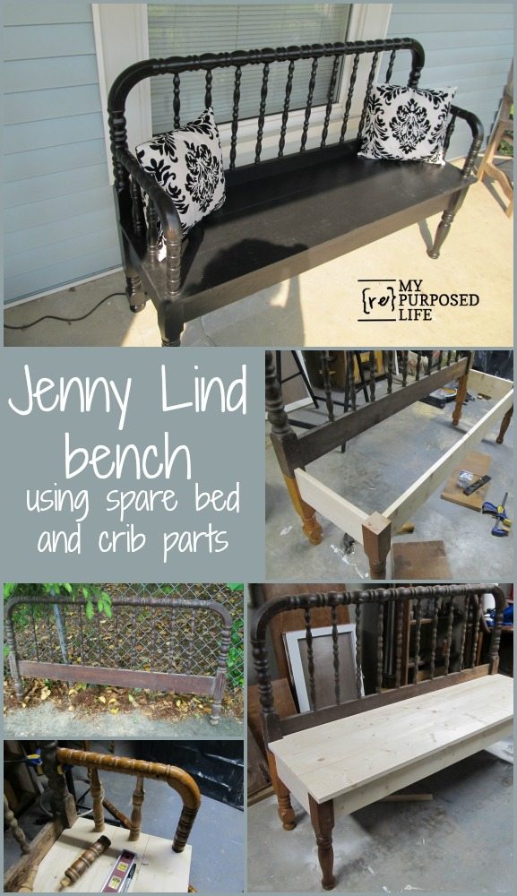Jenny Lind Bed Made Into Bench at Chad Francis blog