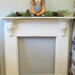 DIY Faux Fireplace Mantel with plans 1