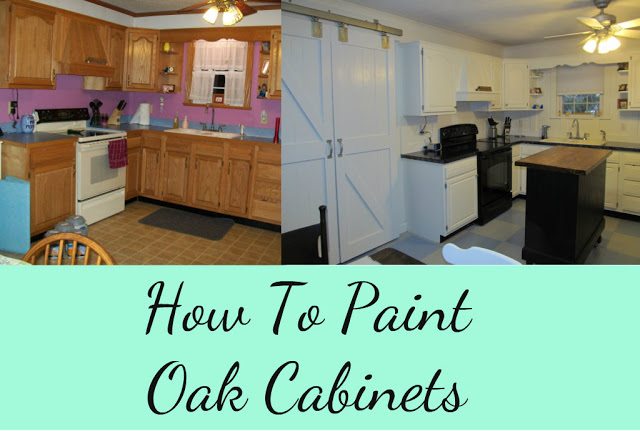 How+to+Paint+Oak+Cabinets+update