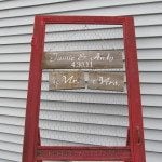 Vintage Screen Door Display