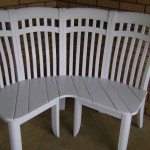 Repurposed Chairs-Corner Bench