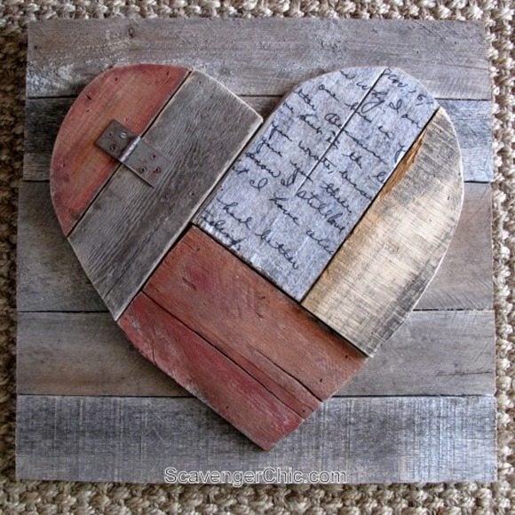 Pallet-Wood-Valentines-Heart-diy