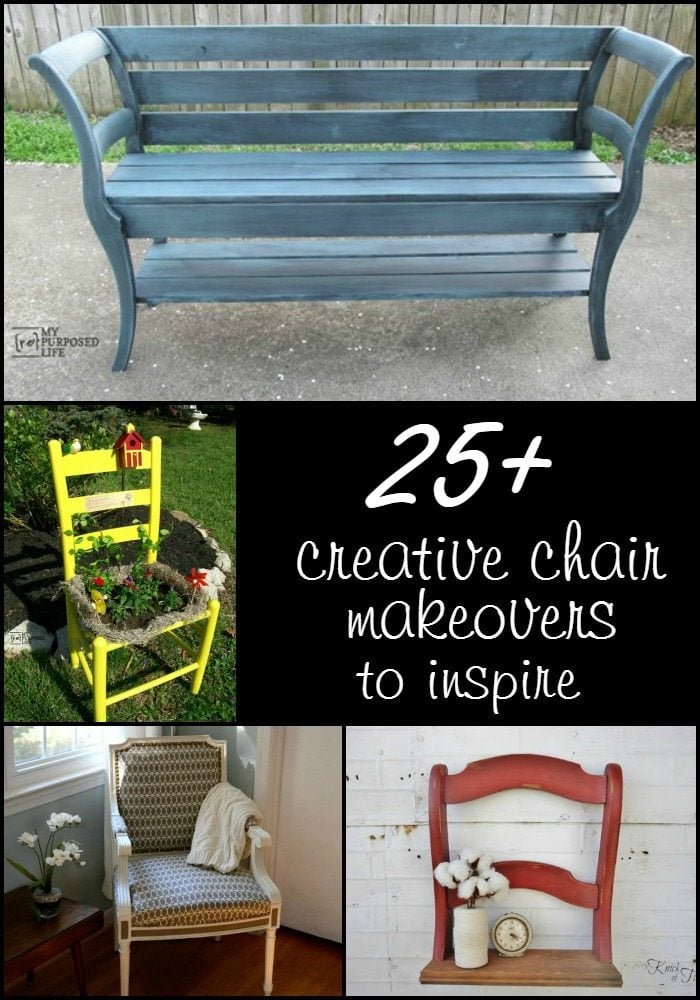 Project Ideas for Old Chairs My Repurposed Life™
