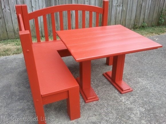 Diy kids corner bench (banquette) my repurposed life⢠Banquette inspiration Outdoor
