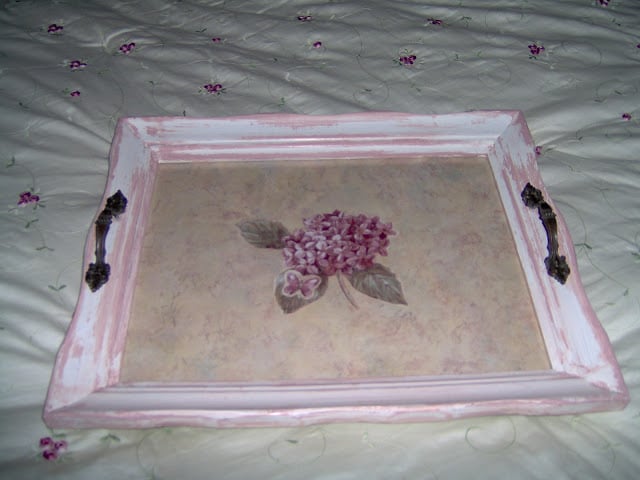 vintage frame tray