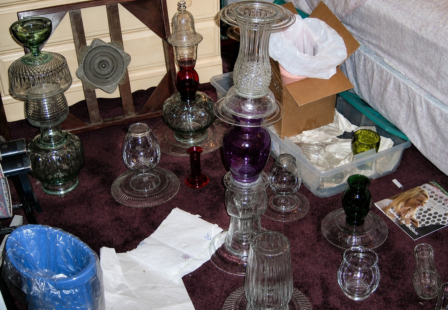 making glass garden topiaries