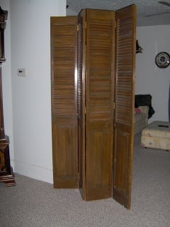 repurposed bi-fold doors