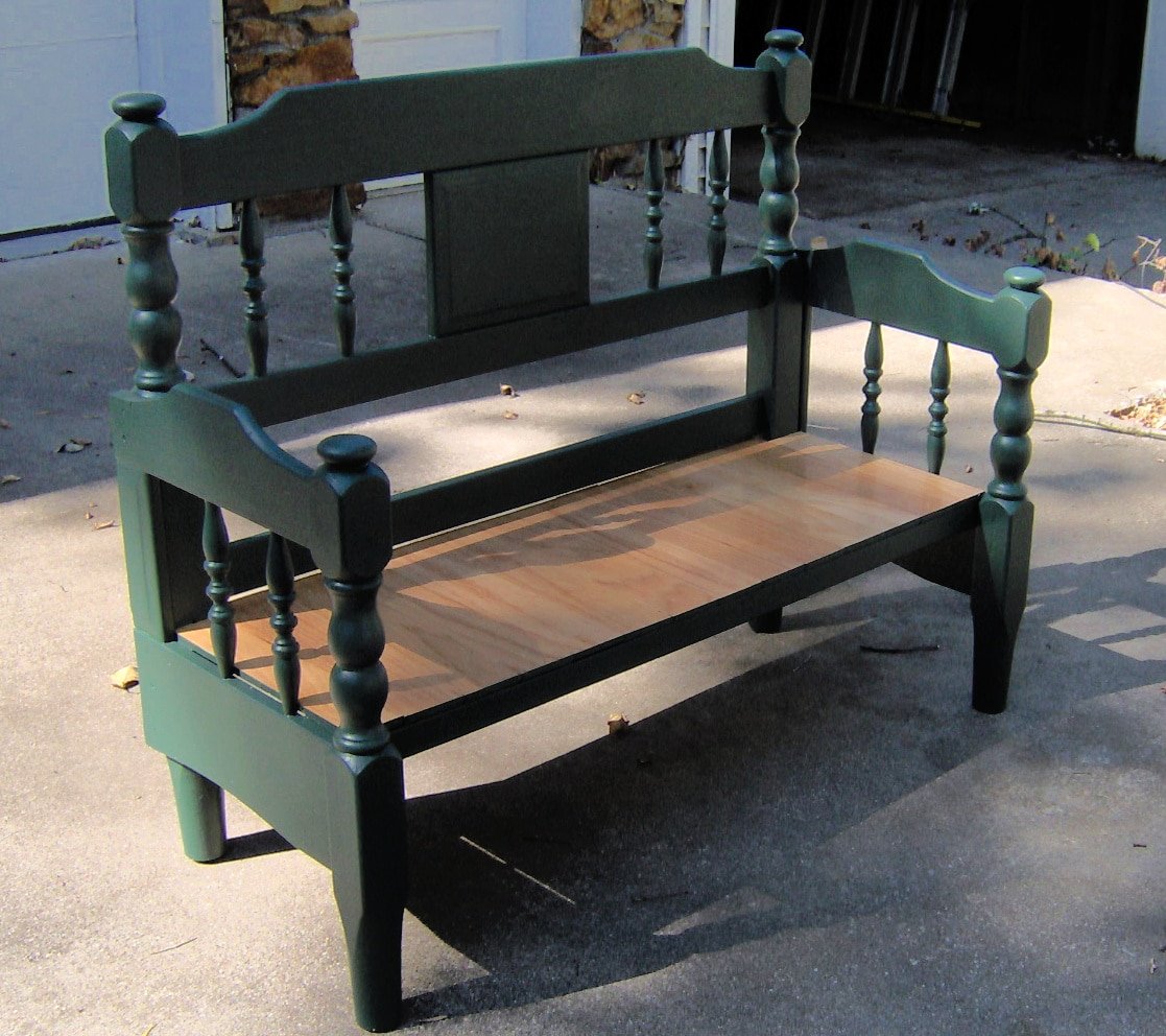 easy headboard bench tutorial