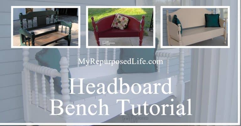 My Repurposed Life Headboard Benches