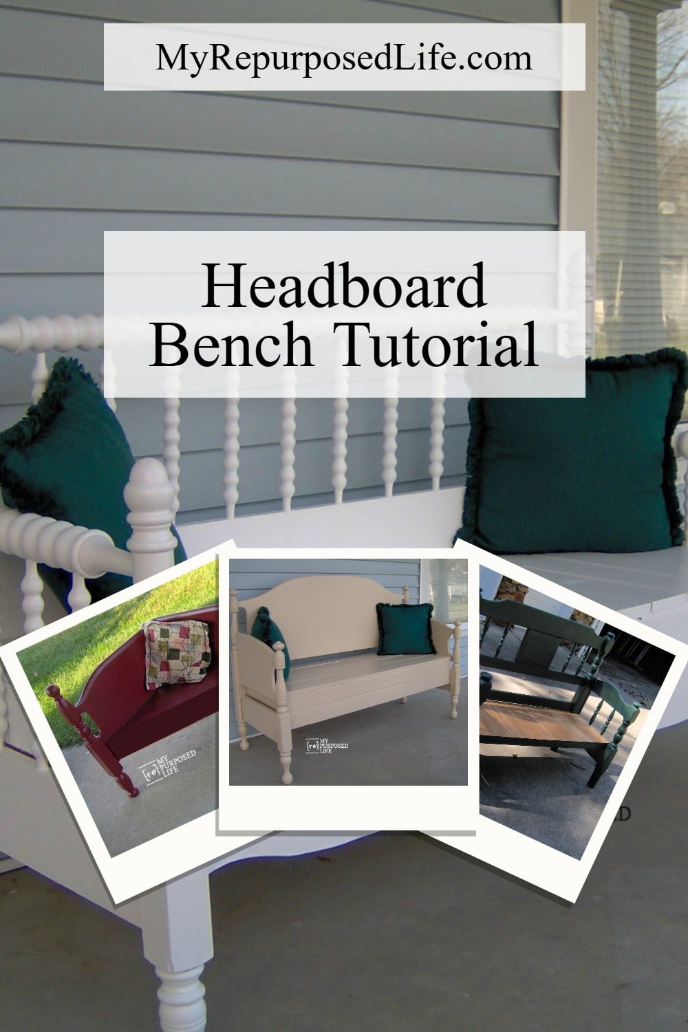 This headboard bench tutorial will get you started on your very first headboard bench! My Repurposed Life is the leading headboard bench resource. via @repurposedlife
