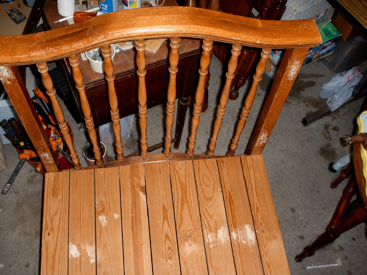 top view of baby bed bench seat