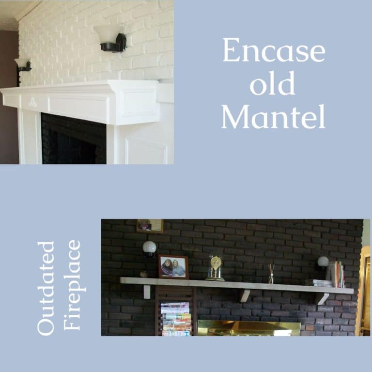 Old Mantel New Faux Wood Mantel