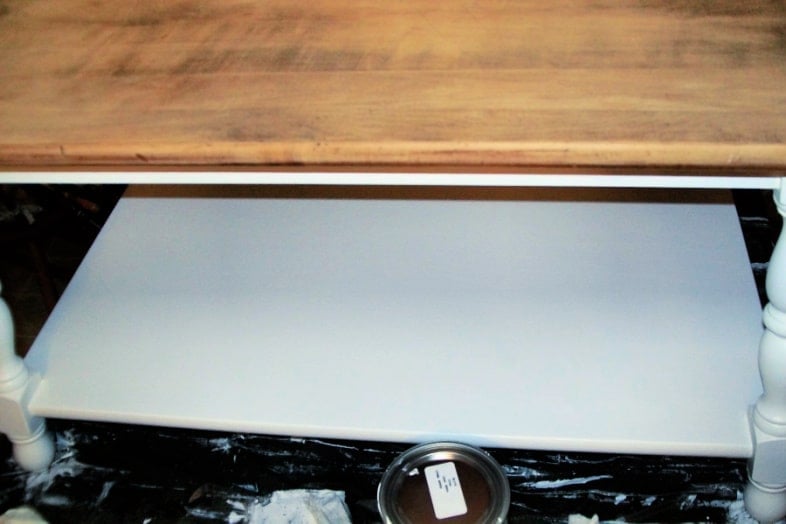 painting coffee table