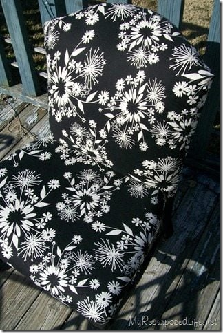 Upholstering caned chairs