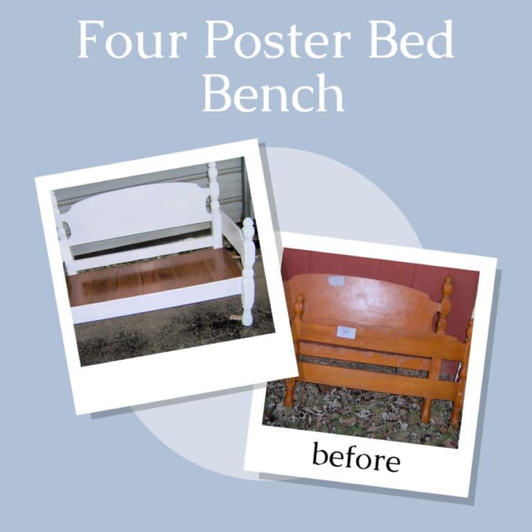 Four Poster Headboard Bench (easy)