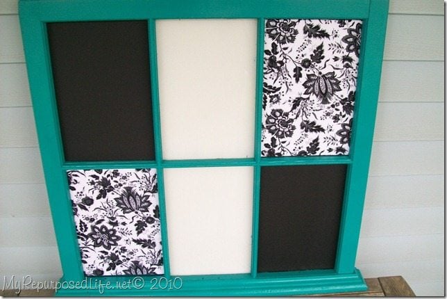 Repurposed Window (memo center)