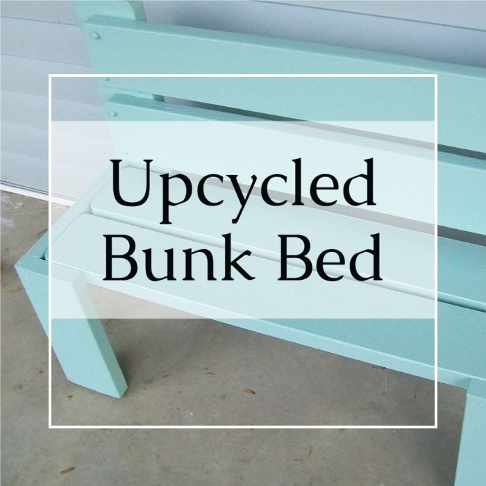 Upcycled Bunk Bed Bench