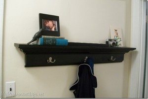 Coat Rack Wall Shelf