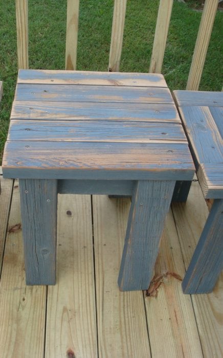 easy diy reclaimed lumber table