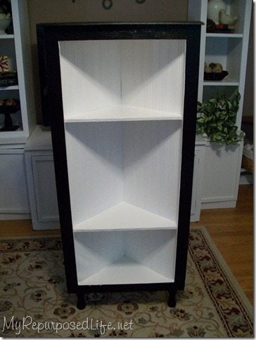 DIY Corner Cupboard