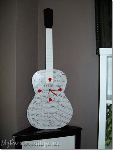 Repurposed Guitar into a Unique Clock