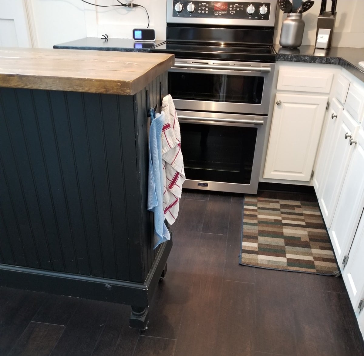 kitchen island before