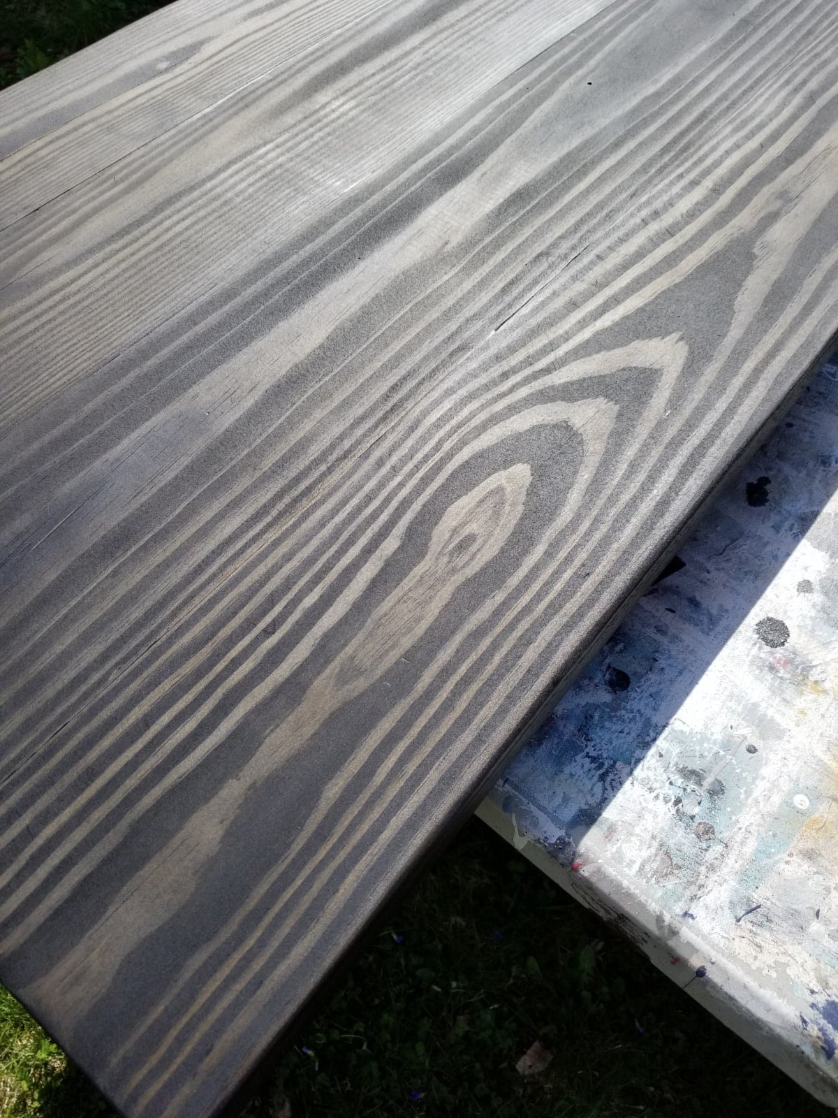 second coat ebony stain