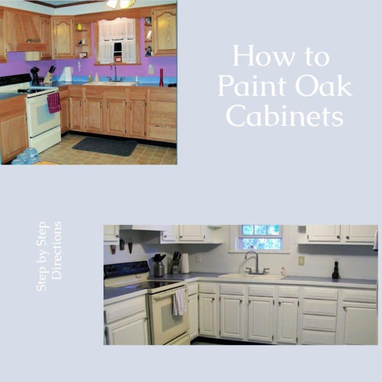 How to paint oak cabinets