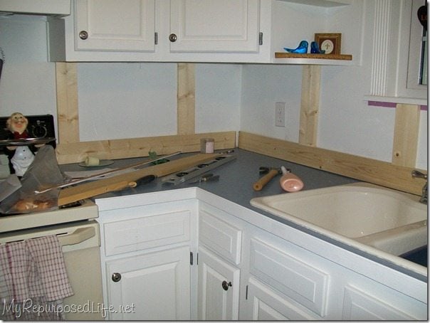 Board and Batten Back Splash