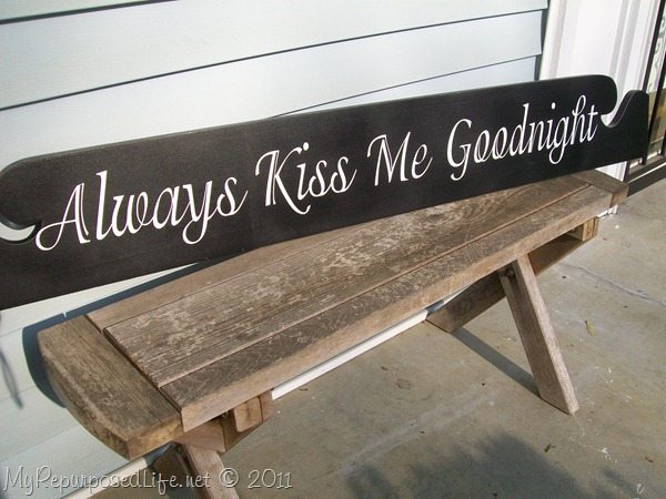 Always Kiss Me Goodnight | Easy DIY