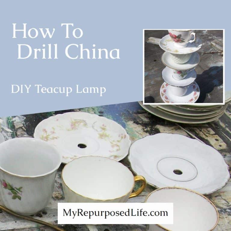 How to Drill China to Make a Teacup Lamp