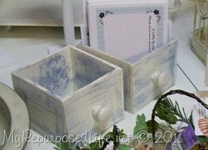 Small Faux Drawers