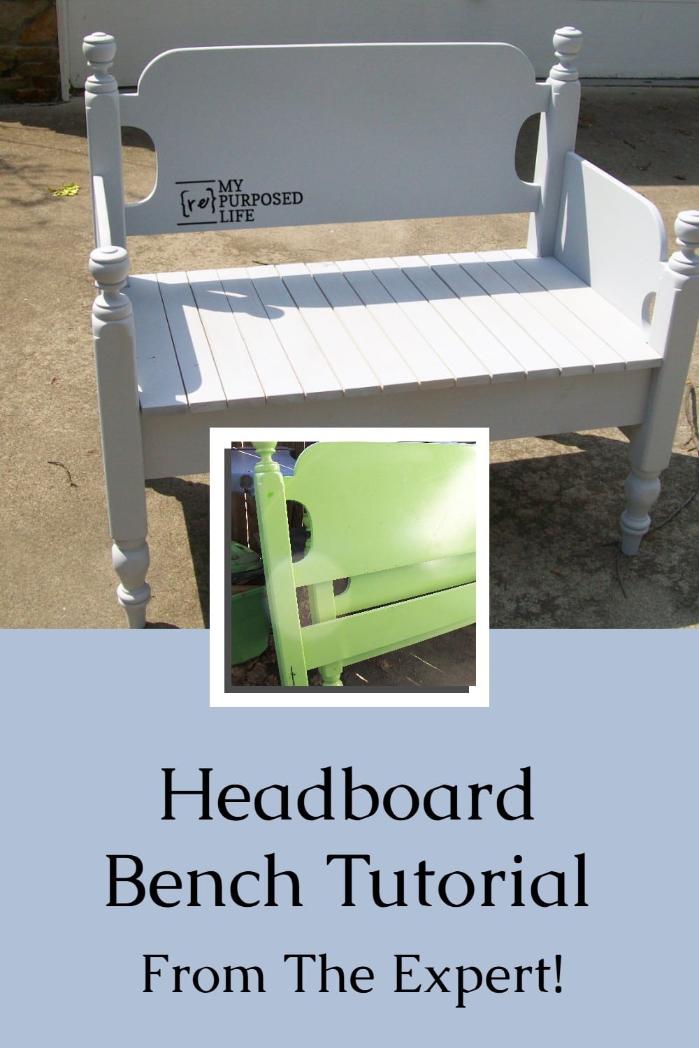 Turn an old twin headboard into a stunning bench with this Twin Headboard Bench Tutorial! 🛠️✨ Follow the step-by-step instructions to create a charming, functional piece that’s perfect for any space. #TwinHeadboardBench #DIYTutorial #RepurposedFurniture #FurnitureFlip #MyRepurposedLife via @repurposedlife