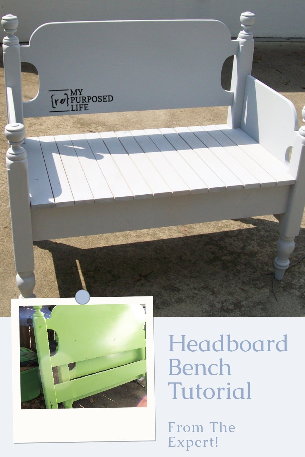 Turn an old twin headboard into a stunning bench with this Twin Headboard Bench Tutorial! 🛠️✨ Follow the step-by-step instructions to create a charming, functional piece that’s perfect for any space. #TwinHeadboardBench #DIYTutorial #RepurposedFurniture #FurnitureFlip #MyRepurposedLife via @repurposedlife