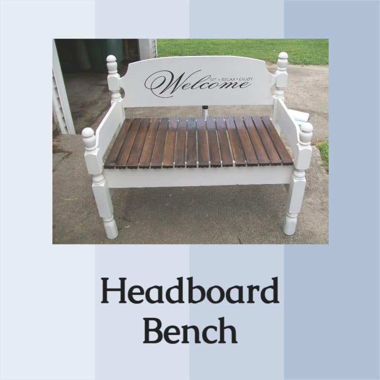 Stenciled Bench