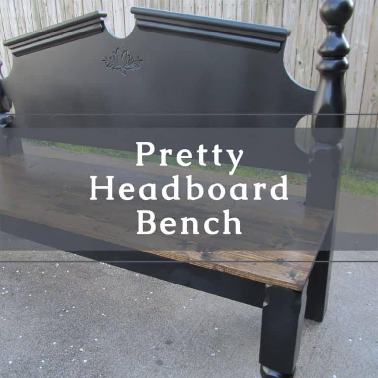 Pretty Headboard Bench