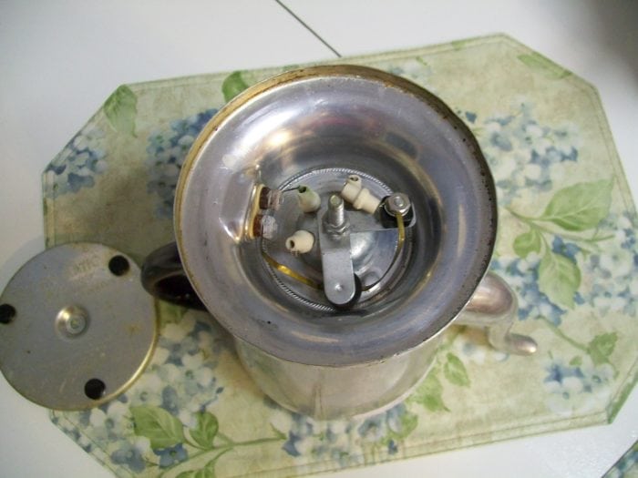 dismantle vintage coffee pot