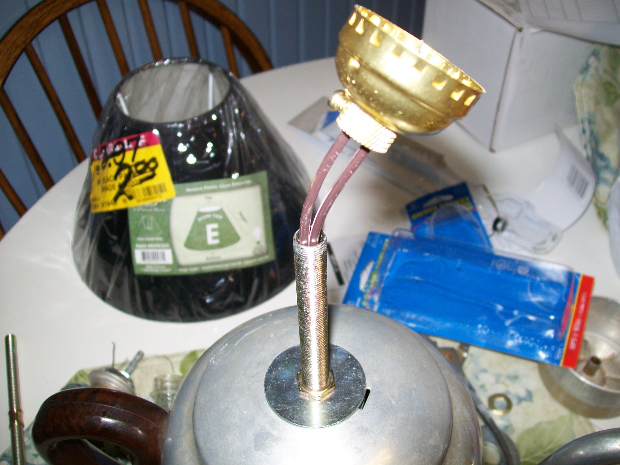 Repurposed Vintage Coffee Pot Lamp My Repurposed Life®