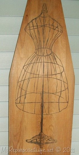 Vintage Ironing Board ART