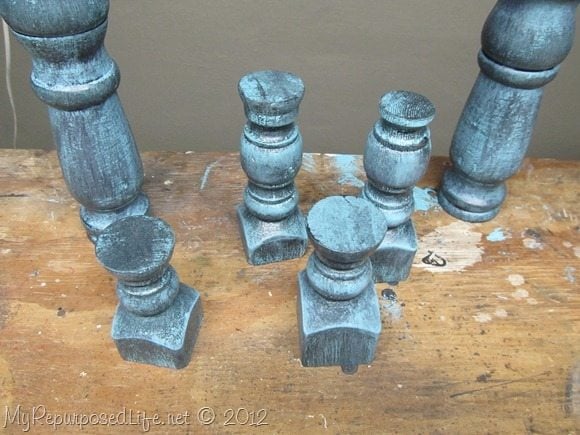 Decorative Finials from Bed Parts