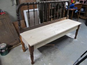 Jenny Lind Bed Bench