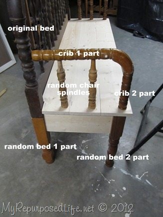 Final Installment of the Jenny Lind Headboard Bench