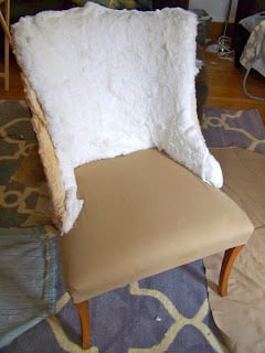 Upholster an old chair