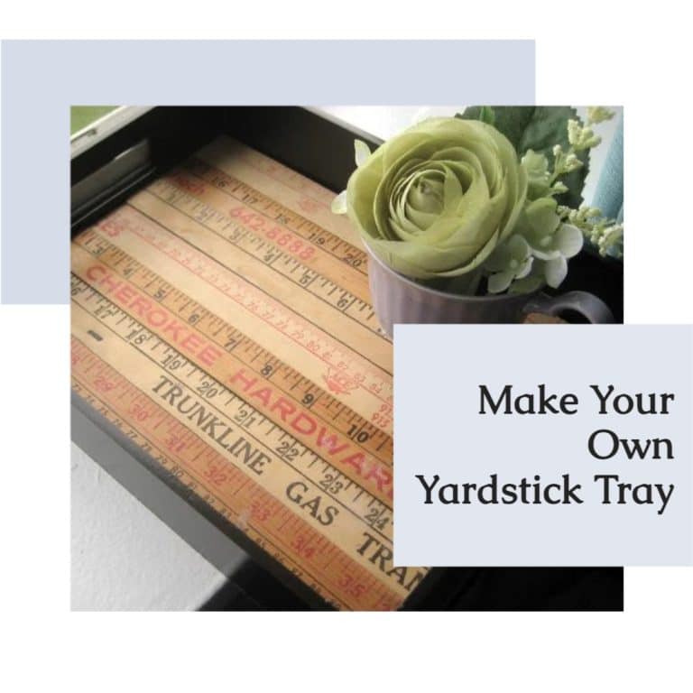 Yardstick Tray
