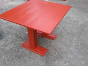 diy kids table for corner bench