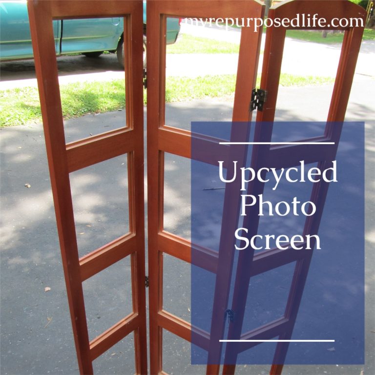 upcycled photo screen