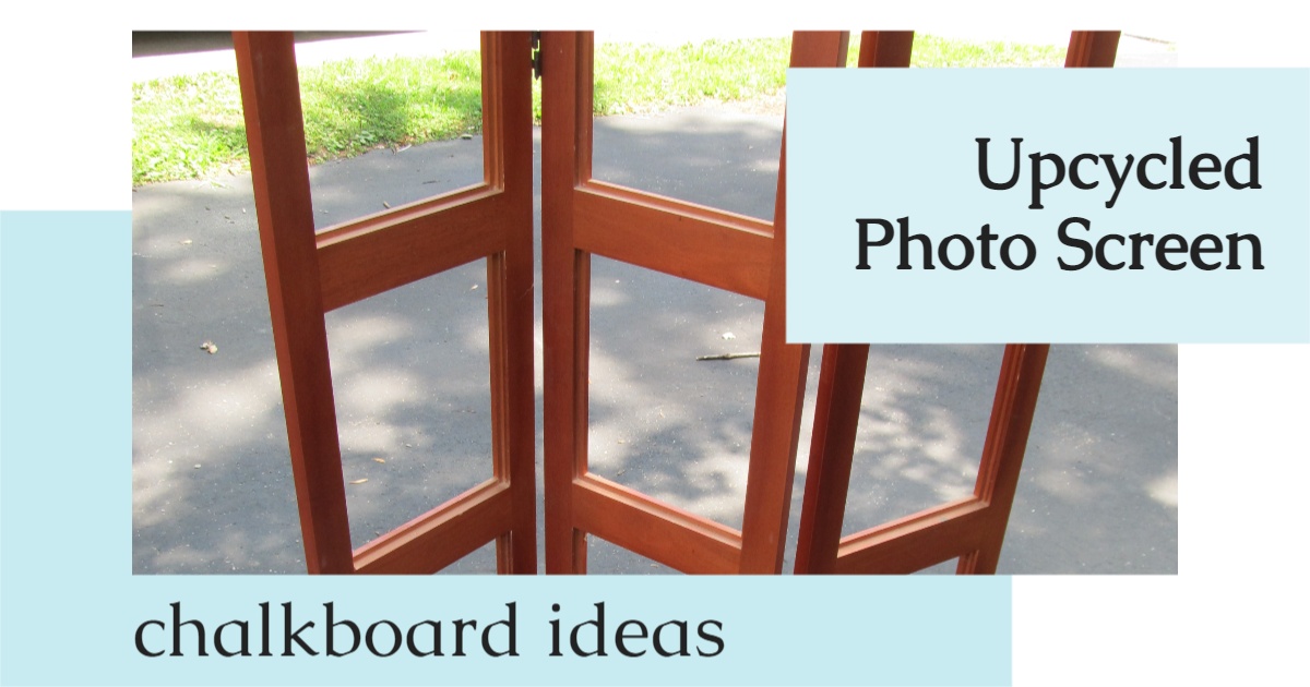 Room Divider Chalkboard My Repurposed Life®