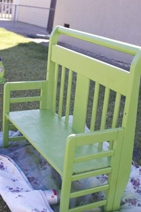 toddler bed bench