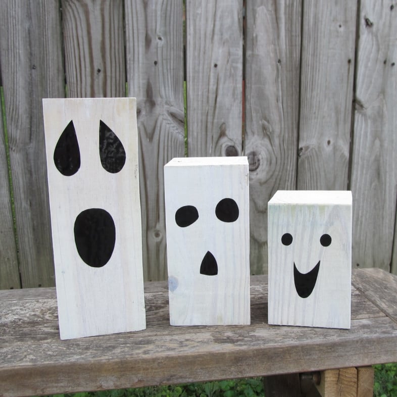 white ghost post in varying sizes and styles