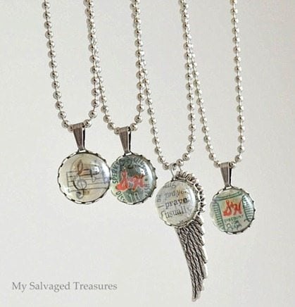 flat back marble Jewelry Pendants
